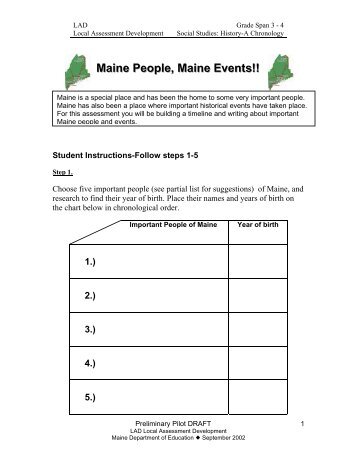 Maine People, Maine Events