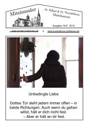 Pfarrbrief 2012 Nr 8 - Sankt Wendelinus Zellhausen