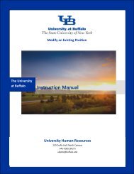 Modifying (Reclassify) a Position Description - University at Buffalo ...