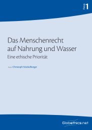 Das Menschenrecht auf Nahrung und Wasser Eine ... - Globethics.net