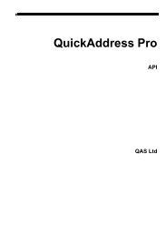 QuickAddress Pro - QAS.com