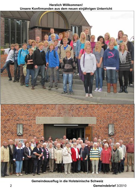Herbst 2010 - bei der Bartholomäus Kirchengemeinde in Boostedt