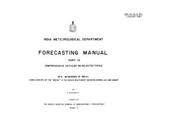 No. IV-18.3 - (IMD), Pune