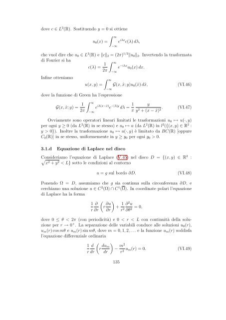 ISTITUZIONI DI FISICA MATEMATICA Corso di 6 Crediti Corso di ...