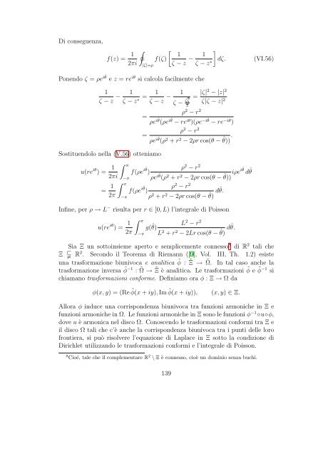 ISTITUZIONI DI FISICA MATEMATICA Corso di 6 Crediti Corso di ...