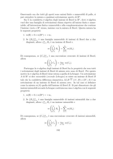 ISTITUZIONI DI FISICA MATEMATICA Corso di 6 Crediti Corso di ...
