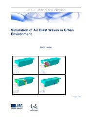 Simulation of Air Blast Waves in Urban Environment - European ...