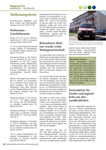 Gemeindenachrichten Juli/August 2007 (0 bytes) - Marktgemeinde ...