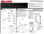 Allen 104a bike rack sale