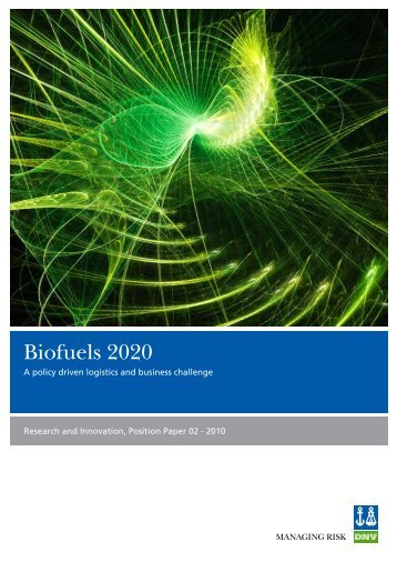 Biofuels 2020 position paper - DNV