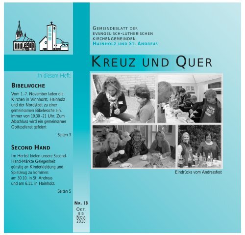 KREUZ UND QUER - Ev-luth. Kirchengemeinde Hannover-Hainholz