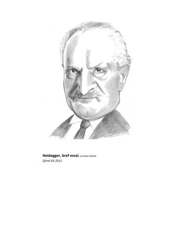 Heidegger, bref essai. p.neva mario