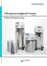 Flüssigsauerstoffgerät Freelox - Carbagas
