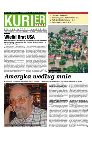 Ameryka wedÂ³ug mnie - Kurier Plus