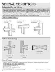 Special Reveals and Trim Conditions Fabrication by Pittcon ...