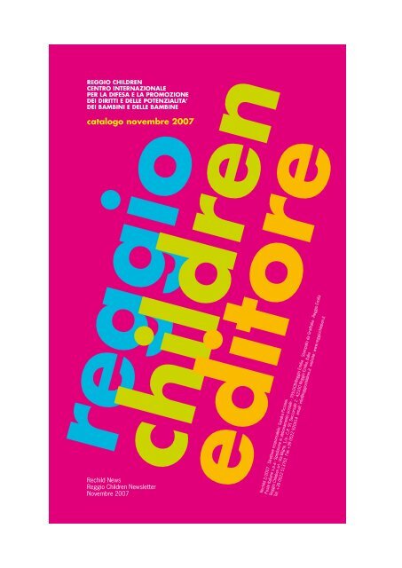 Rechild news Novembre 2007 - Reggio Children