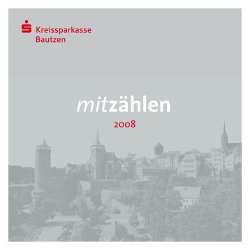 mitzählen - Jahresbilanz 2008 - Kreissparkasse Bautzen