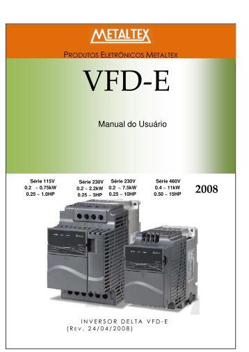 Manual m_VFD-E - Metaltex