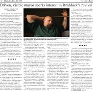 Driven, visible mayor sparks interest in Braddock's revival