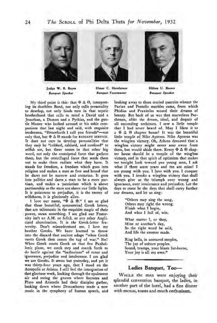 1932–33 Volume 57 No 1–5 - Phi Delta Theta Scroll Archive