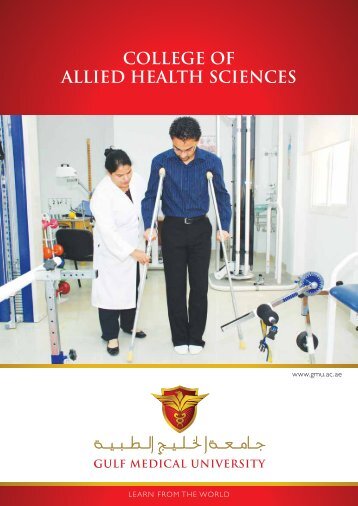 BPT Program Brochure - Gulf Medical University