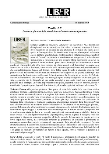 Comunicato n. 1 - Liberweb