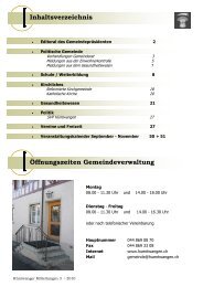 Mitteilungsblatt 3 - 2010 - Homepage - Gemeinde Hüntwangen