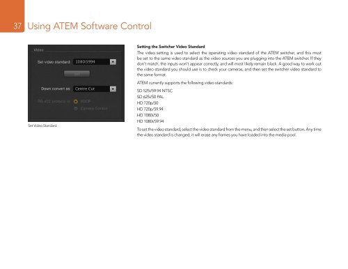 blackmagic atem 1 m/e production switcher - Imagecraft