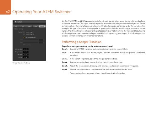 blackmagic atem 1 m/e production switcher - Imagecraft