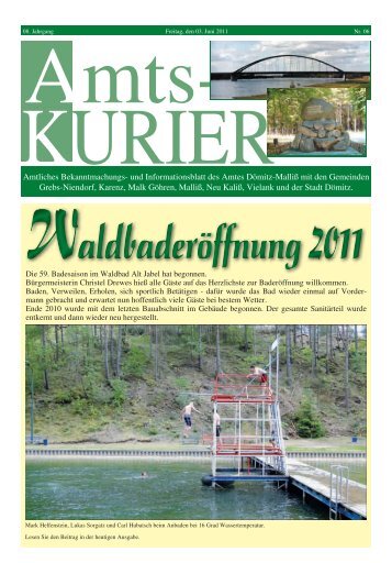 Amtliches Bekanntmachungs- und Informationsblatt des Amtes ...