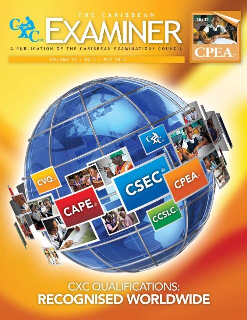 CXC Examiner May 2012 - Caribbean Examinations Council