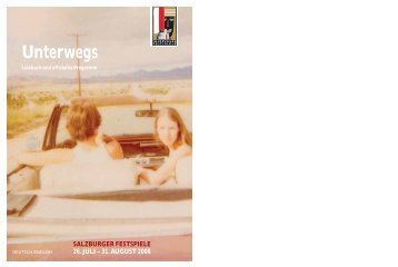 Unterwegs SALZBURGER FESTSPIELE 26. JULI - Instant dreams