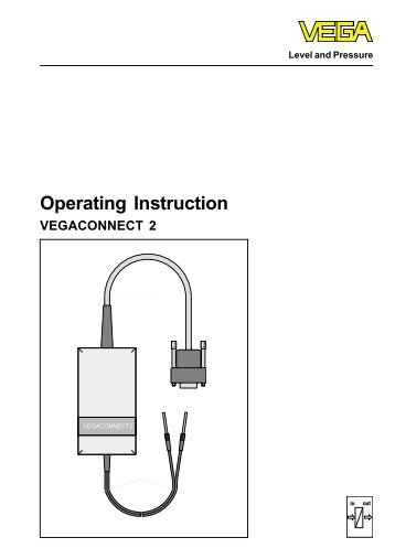 Operating Instruction - VEGACONNECT 2 - VEGA Grieshaber KG