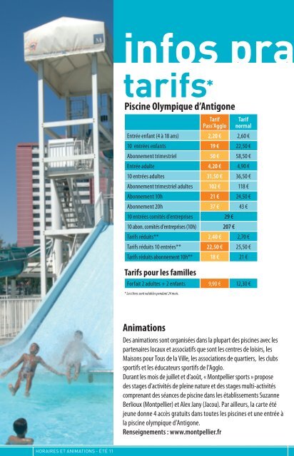 Piscines - Montpellier AgglomÃ©ration