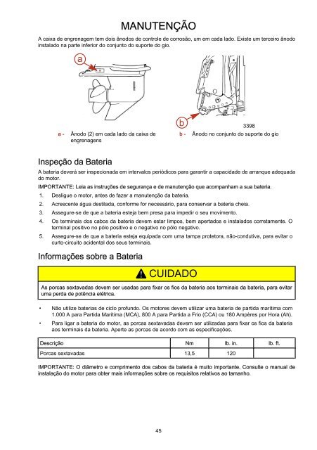 1 5 0 - 1 7 5 HP O p tim ax MANUAL DE OPERAÇÃO ... - Mercury