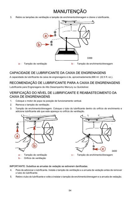 1 5 0 - 1 7 5 HP O p tim ax MANUAL DE OPERAÇÃO ... - Mercury