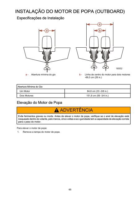 1 5 0 - 1 7 5 HP O p tim ax MANUAL DE OPERAÇÃO ... - Mercury