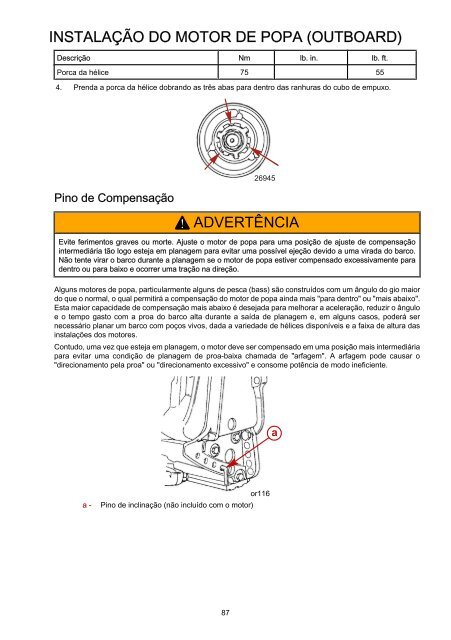 1 5 0 - 1 7 5 HP O p tim ax MANUAL DE OPERAÇÃO ... - Mercury