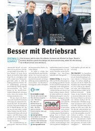 Besser mit Betriebsrat - IG Metall NRW