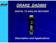 DRAKE DAD860 - Solid Signal