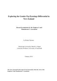 Exploring the Gender Pay/Earnings Differential in New Zealand - EMA