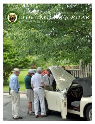 THE JAGUAR'S ROAR - Nation's Capital Jaguar Owners Club