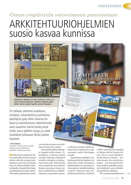 Lataa (pdf) - Kuntatekniikka