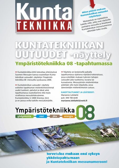 Lataa (pdf) - Kuntatekniikka