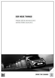 Renault Twingo Preisliste [PDF]