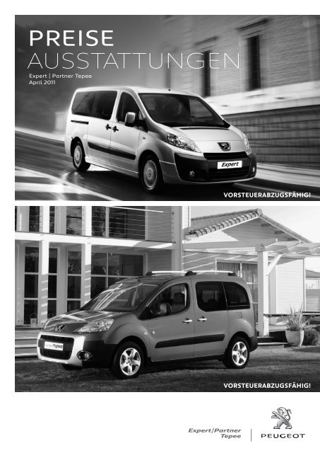 Peugeot Partner Tepee Preisliste [PDF]