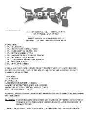 Installation Instructions for FTS4130-1 - 4 Wheel Online