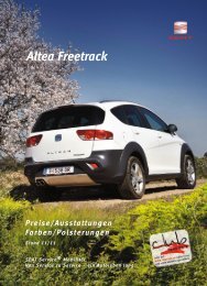 Preisliste Altea Freetrack 5 09