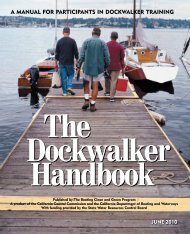 The Dockwalker Handbook - California Coastal Commission