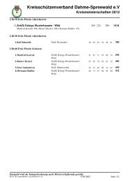2012 - SchÃ¼tzengilde KÃ¶nigs Wusterhausen-Wildau 1853 e.V.